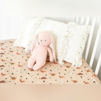 Sandy Dino Cot Sheet