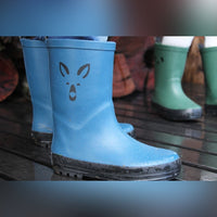 Deep Blue Kangaroo Gumboots