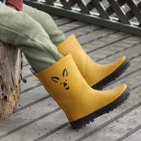 Mustard Yellow Kangaroo Gumboots
